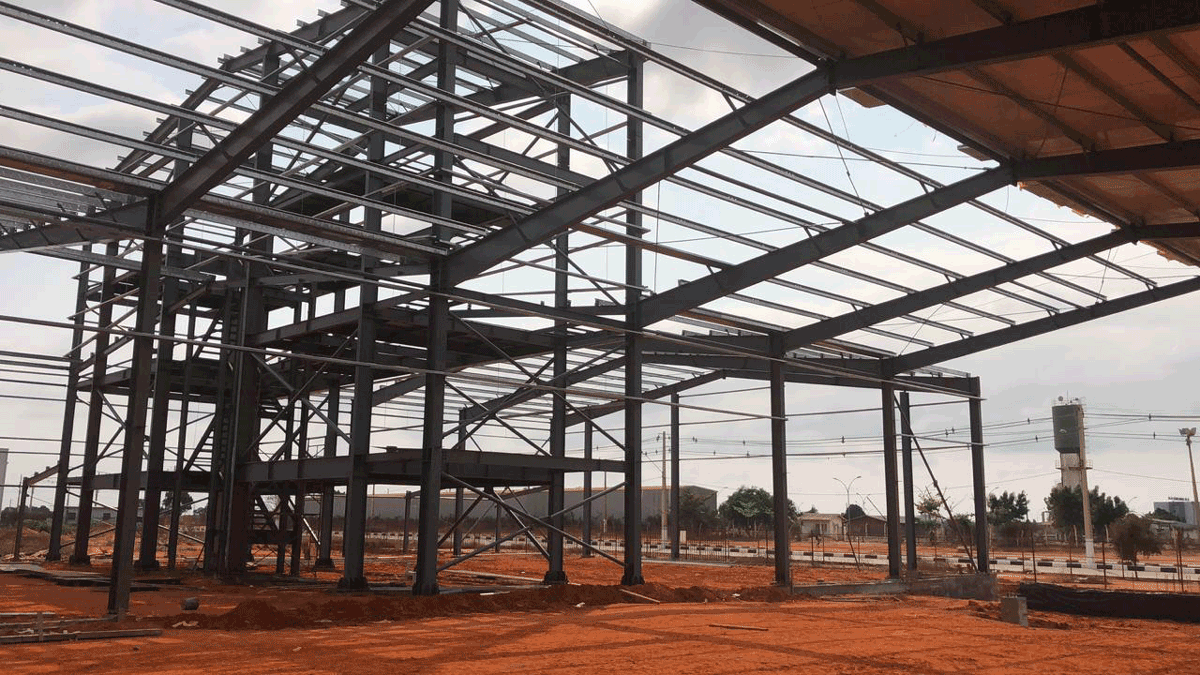 Steel Structure Soap Factory in Angola 