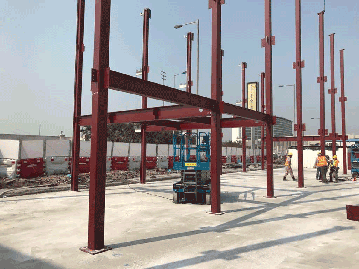 3-Floor Height Steel Structure Warehouse in HongKong
