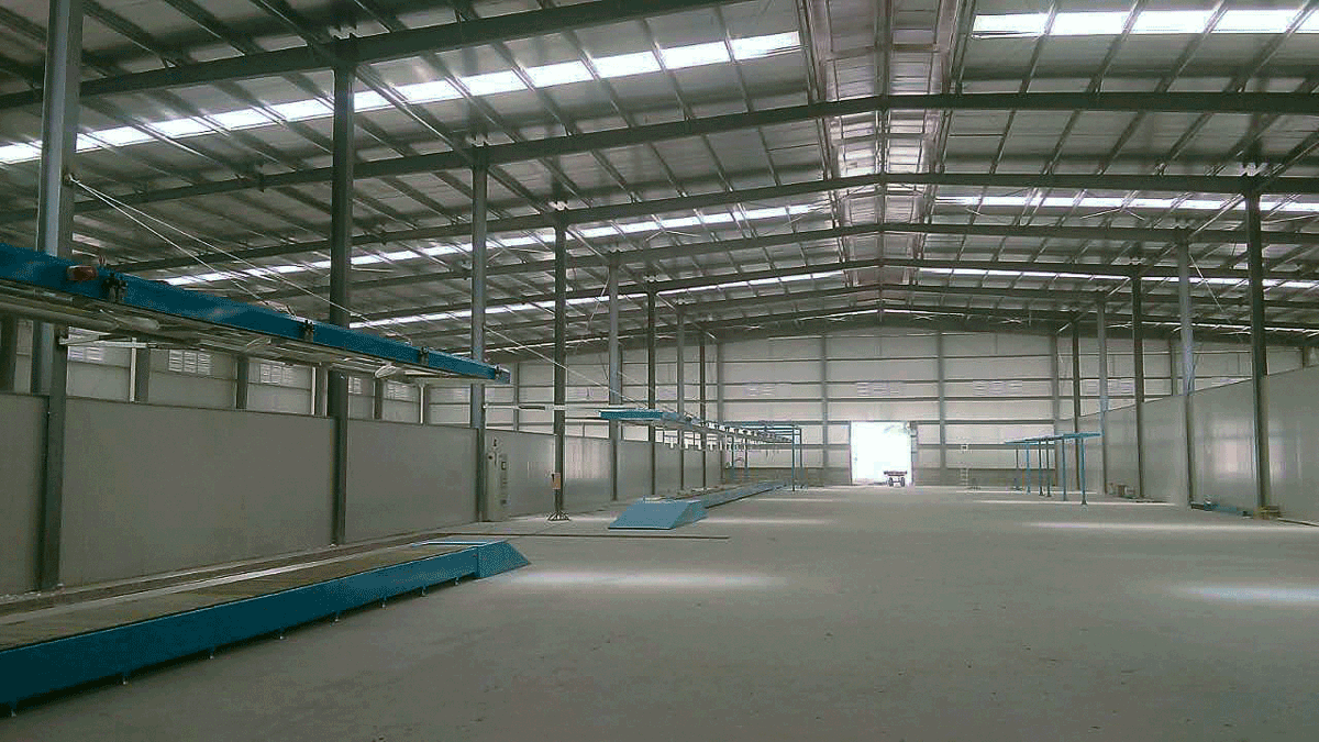 Steel Structure Warehouse in Togo