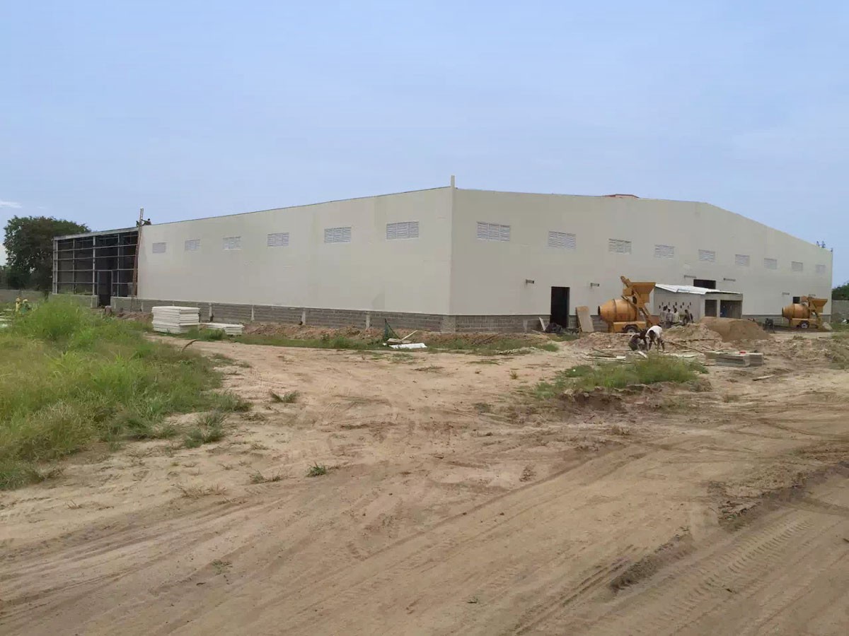 Steel Structure Warehouse in Togo