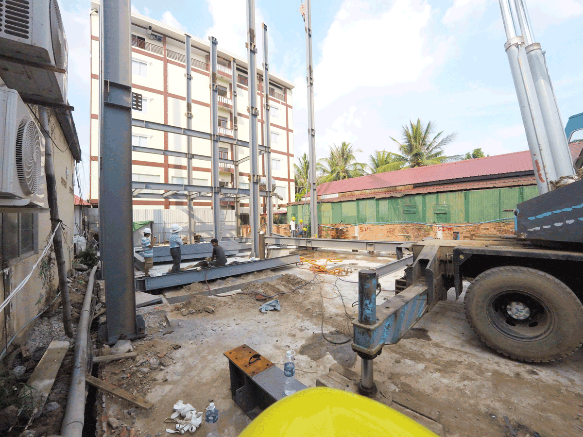 Steel Structure Warehouse in Cambodia