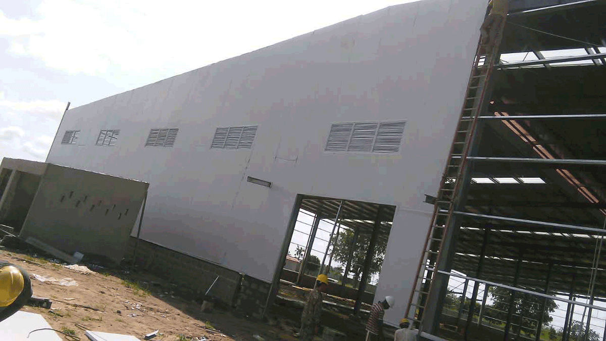 Steel Structure Warehouse in Togo