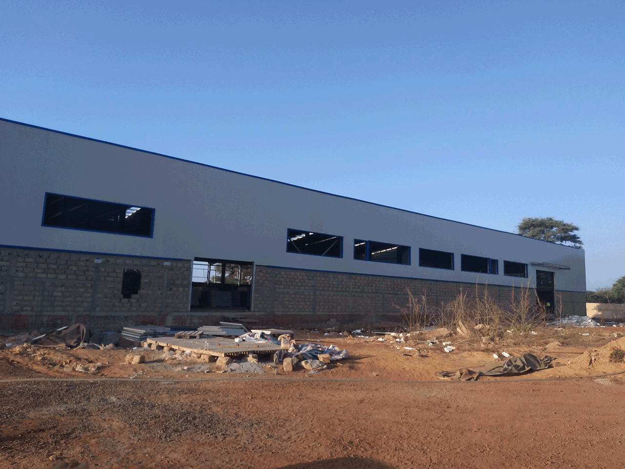 Steel Structure Warehouse in  Senegal