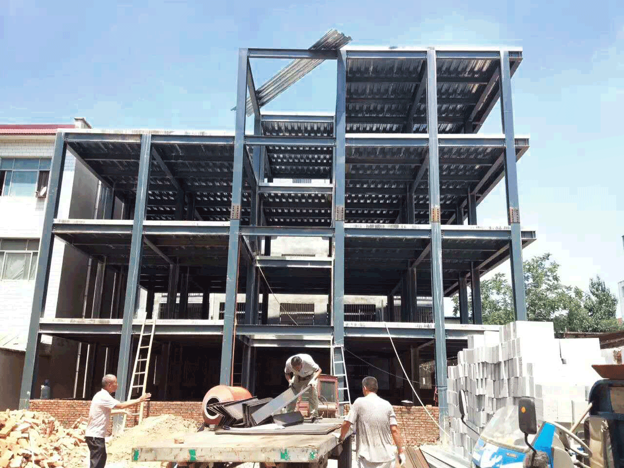 Steel Structure Warehouse in Cambodia